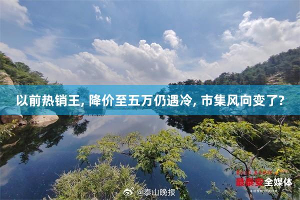 以前热销王, 降价至五万仍遇冷, 市集风向变了?