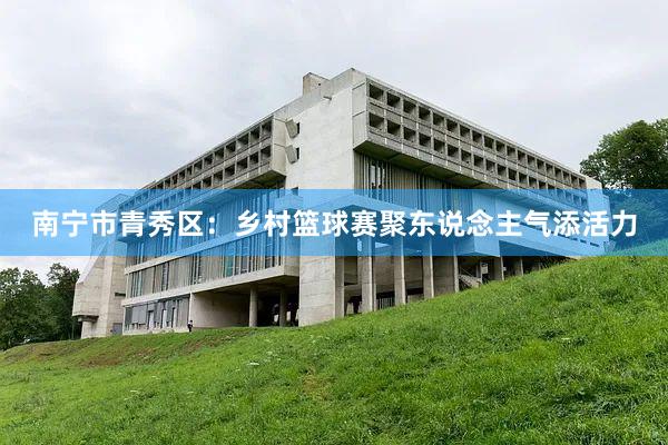 南宁市青秀区：乡村篮球赛聚东说念主气添活力