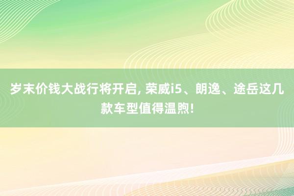 岁末价钱大战行将开启, 荣威i5、朗逸、途岳这几款车型值得温煦!